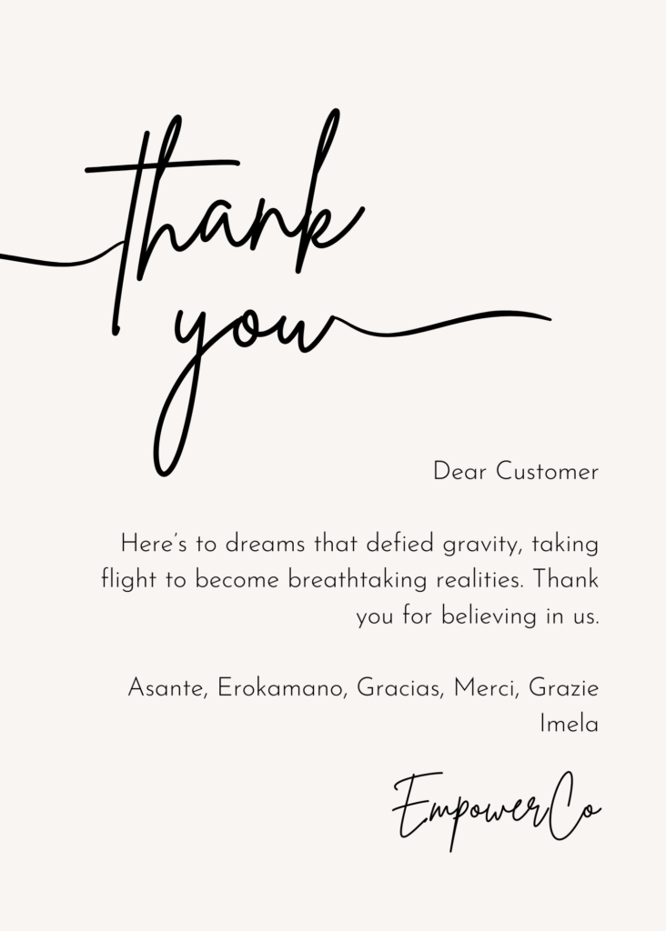 EmpowerCo Thank You