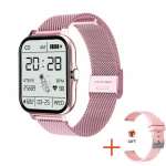Fitness Smart Watch (Comes with two different straps) - Pink